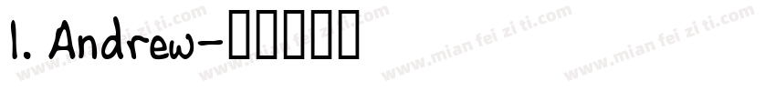 1. Andrew字体转换